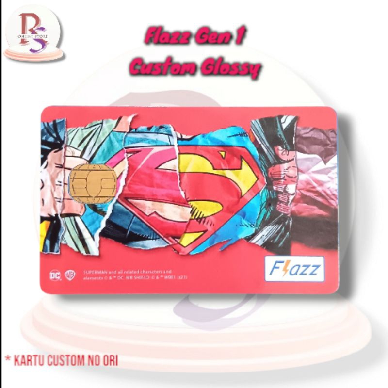 KARTU FLAZZ BCA GEN 1 - SUPERMAN LOGO