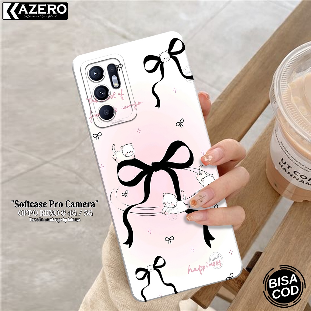 Kesing OPPO RENO 6 4G / 5G Fashion Case Aesthetic Softcase OPPO RENO 6 4G / 5G Silikon Pro Camera Ca