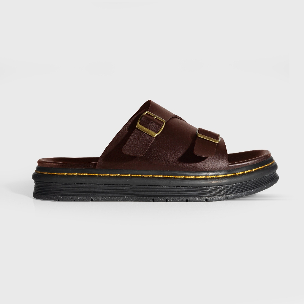 Osgood - Papillon Brown - Sandal Kulit