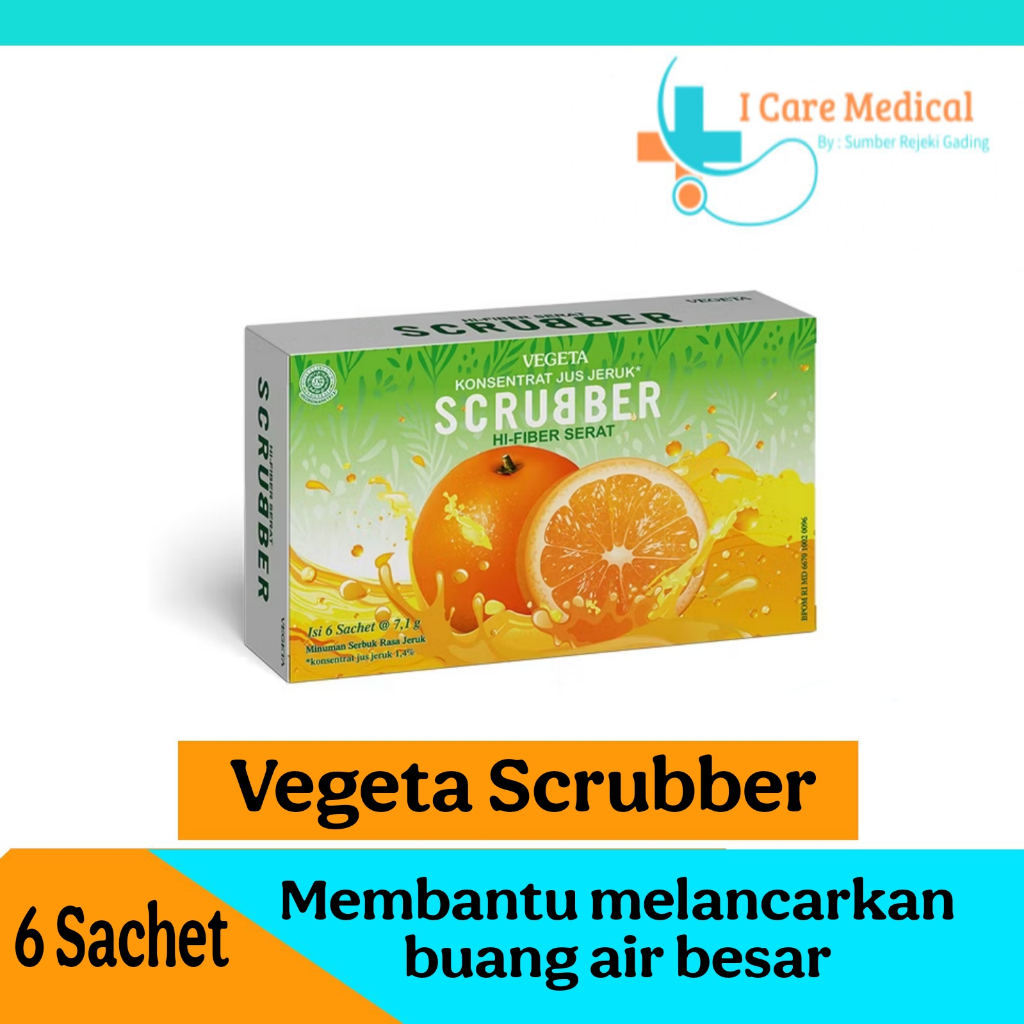 

Vegeta Scrubber 6 Sachet / Dus - Untuk Penuhi Kebutuhan Serat