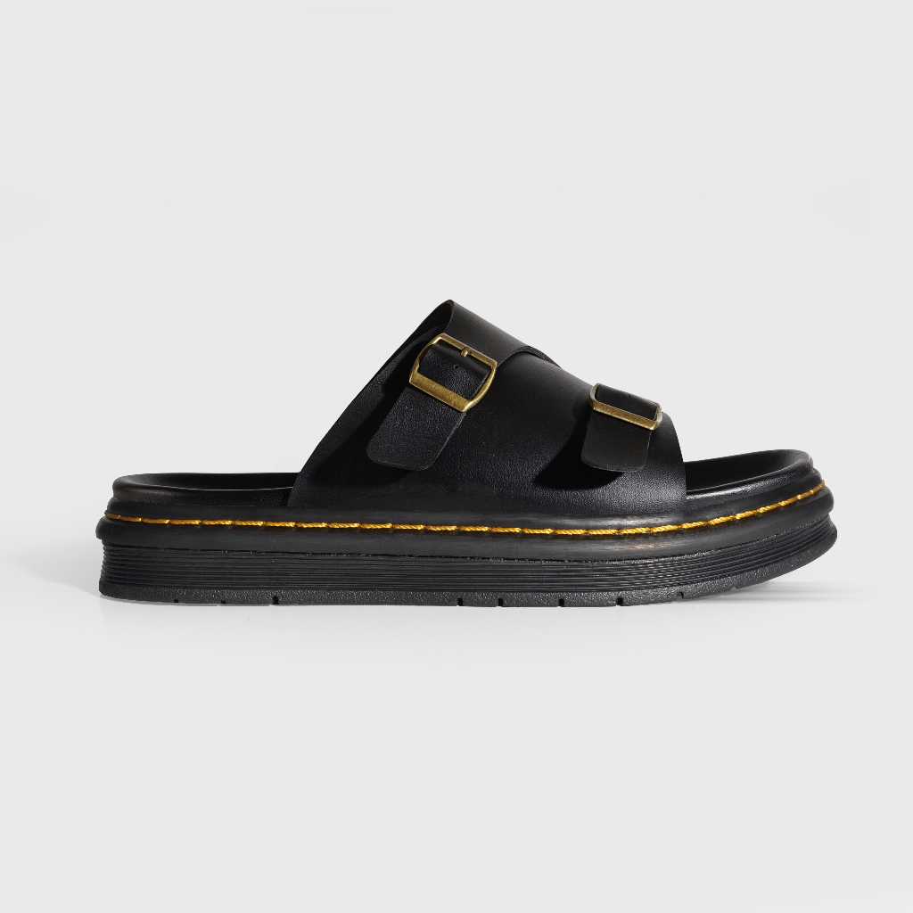 Osgood - Papillon Black - Sandal Kulit