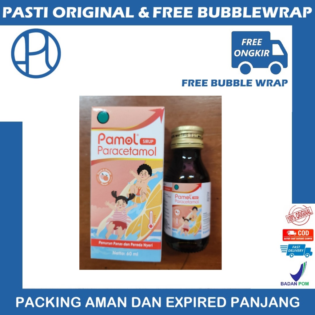 PAMOL SIRUP PARACETAMOL 120MG BOTOL 60 ML