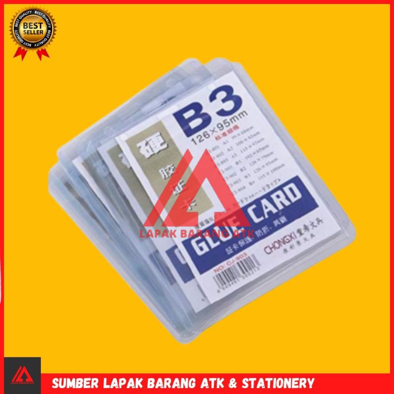 

Mika Nama B3 / Plastik Tempat Nama id Card 1 pak