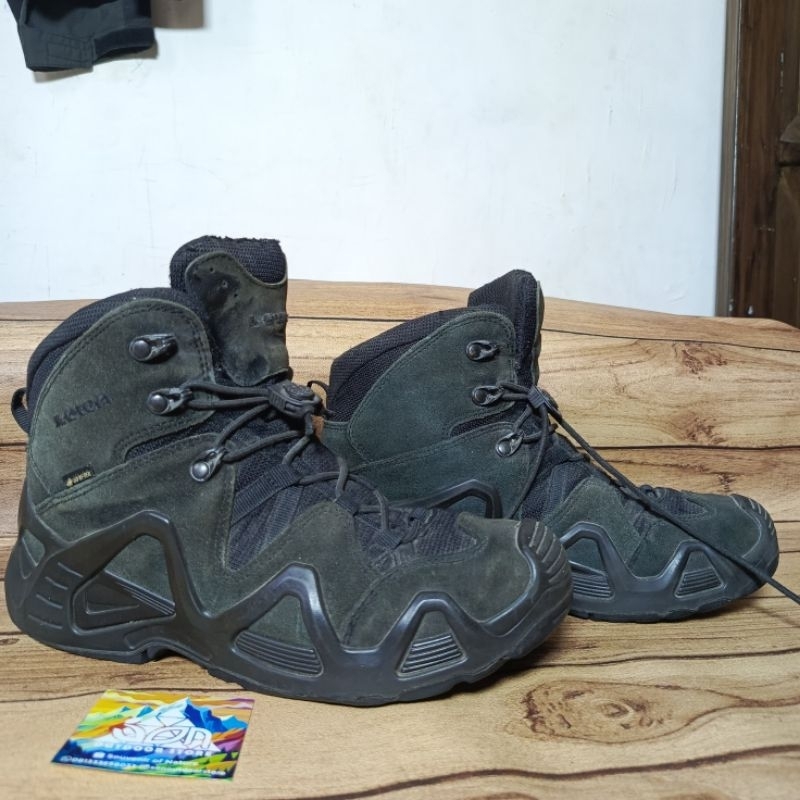 Sepatu Lowa Zephyr mid gtx Outdoor Shoes Hitam