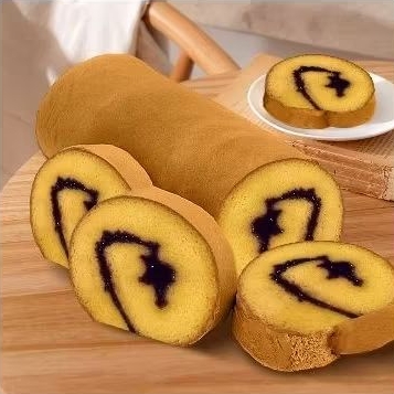 

bolu gulung blueberry/kue bolu enak/cake roll blueberry