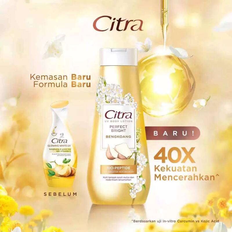 Citra Bengkoang Natural Glow UV Body Lotion