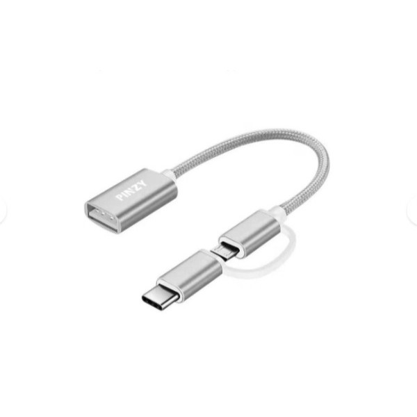 OTG Pinzy 2in1 Adapter USB to Micro and Type C - OTG001 pinzy 2in1