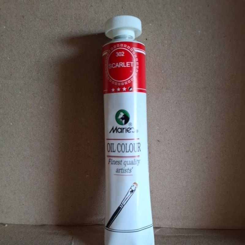 

cat minyak / oil colour maries 50 ml SCARLET 302
