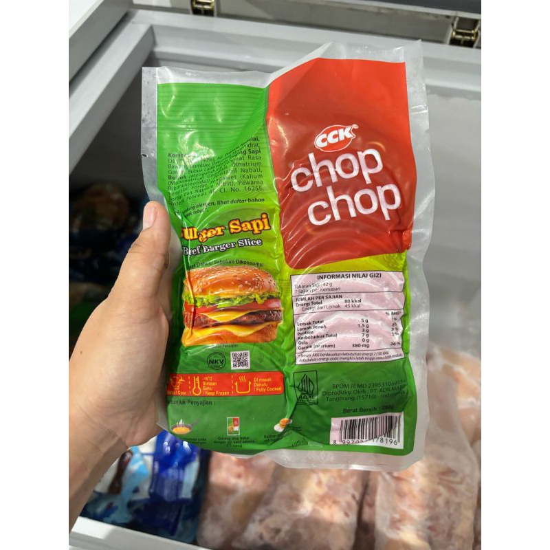 

chop chop beef burger isi 20