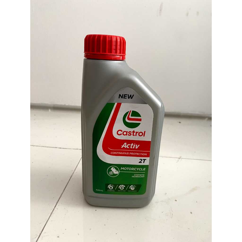 OLI CASTROL 2T OIL SAMPING CASTROL ACTIV 700ML OLI CASTROL 2 TAK 0.7 LITER / Castrol 2t