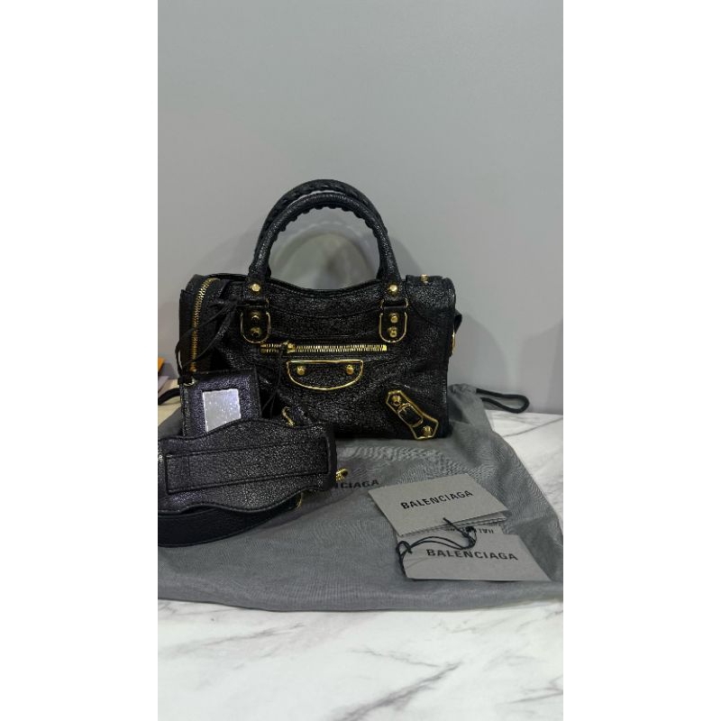 Balenciaga mini edge black ghw