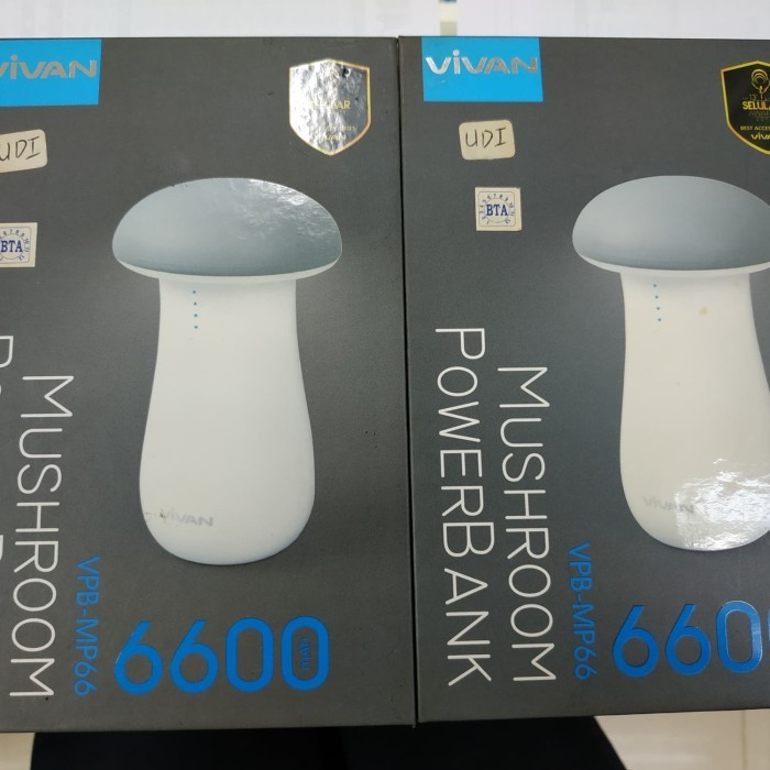 VIVAN POWERBANK VPB-MP66 6600mAH MUSHROOM POWERBANK