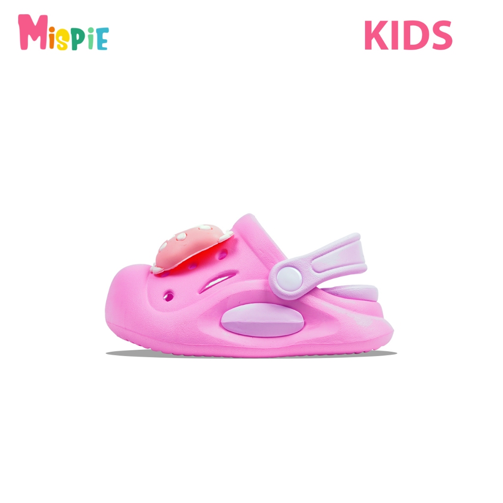 Mispai Sendal Karet Anak Baby Polkadot Lilac