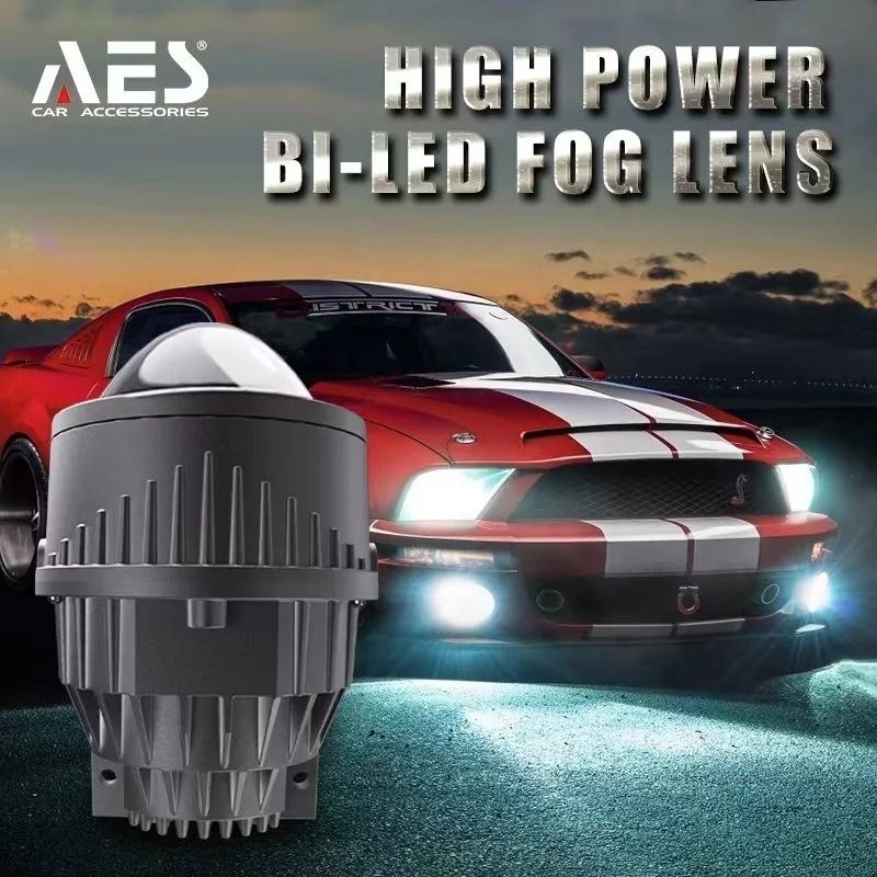 Bilens LED Projector Lens Biled Foglamp AES FX 1 Colour Merk AES