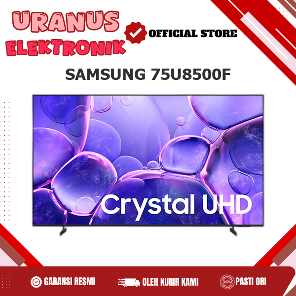 SAMSUNG 75U8500F SMART GOOGLE TV 75 INCH CRYSTAL UHD 4K Q-SYMPHONY OST LITE BEZEL LESS 75U8500F 75U8