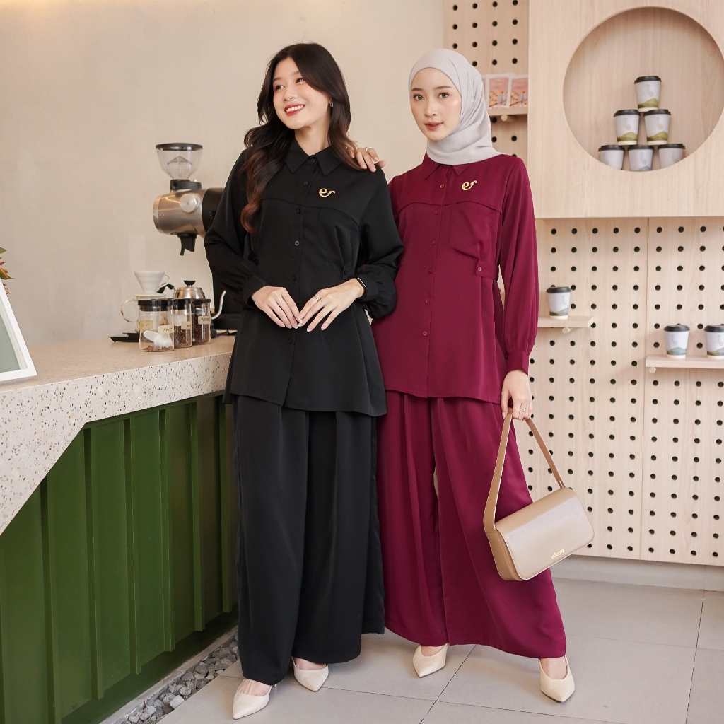 Ederra Belvina Set / Pakaian Set / Atasan Wanita