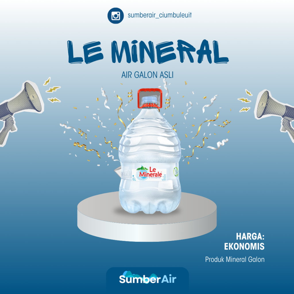 

LE MINERAL GALON 15 LITER BESERTA ISINYA