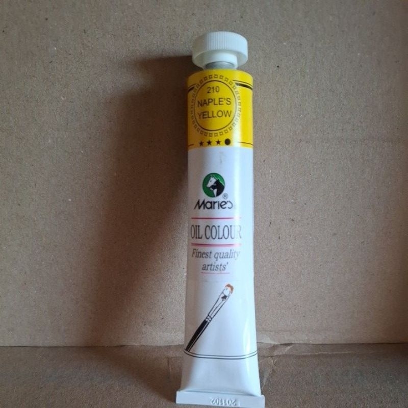 

cat minyak / oil colour maries 50 ml NAPLE'S YELLOW 210