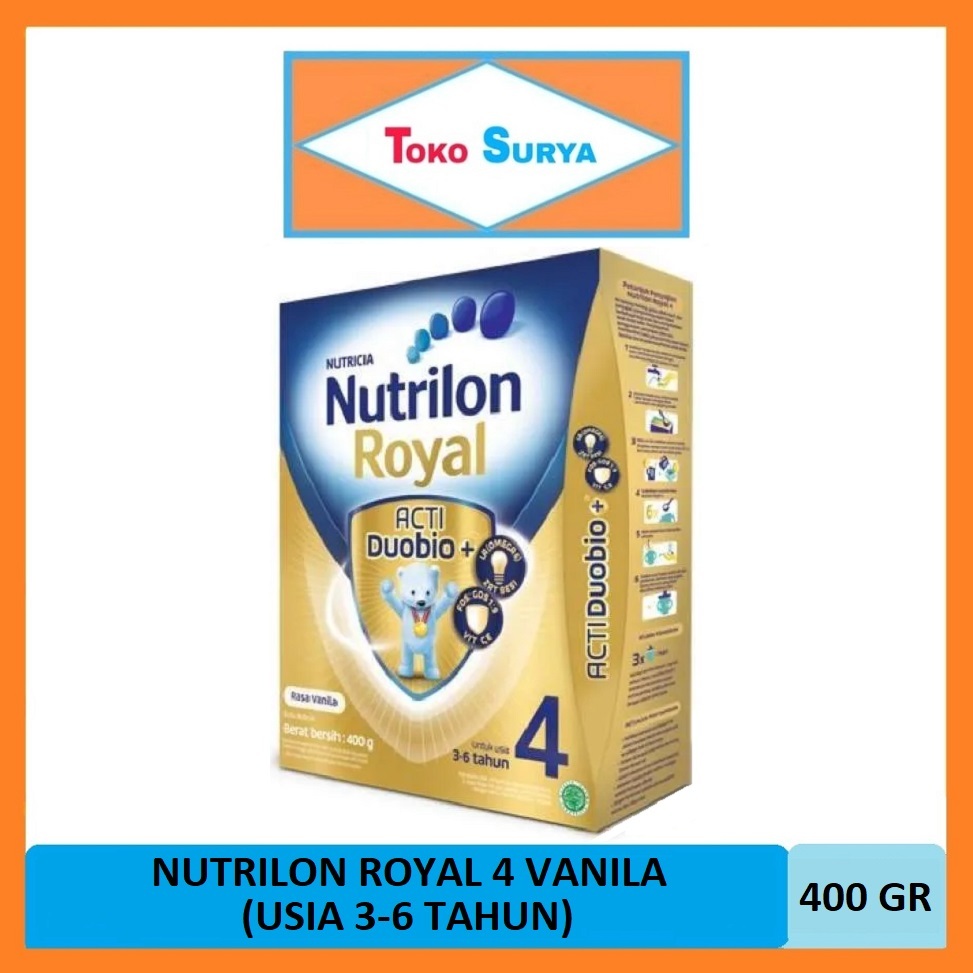 

Nutrilon Royal 4 Vanila Usia 3-6 Tahun Susu Pertumbuhan Anak Bubuk 400 Gr