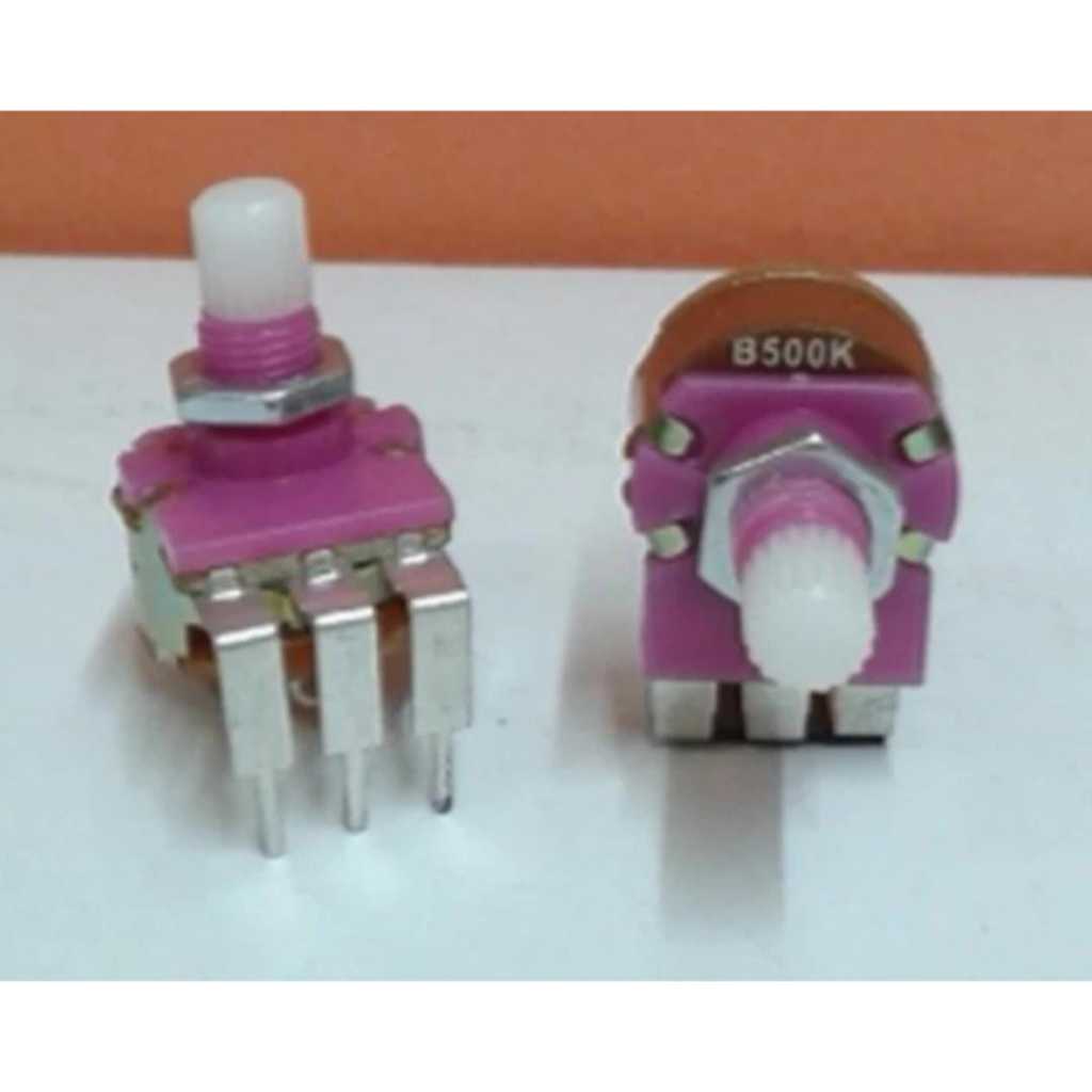 RE3373 Potensio plus saklar 500k buat dimmer by PCM LTC GLODOK