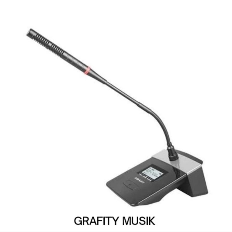 Microphone Mic Meja Podium Wireless ASHLEY M118 Original 8 Channel