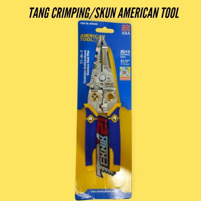 TANG SKUN AMERICAN TOOL TANG KRIMPING AMERICAN TOOL