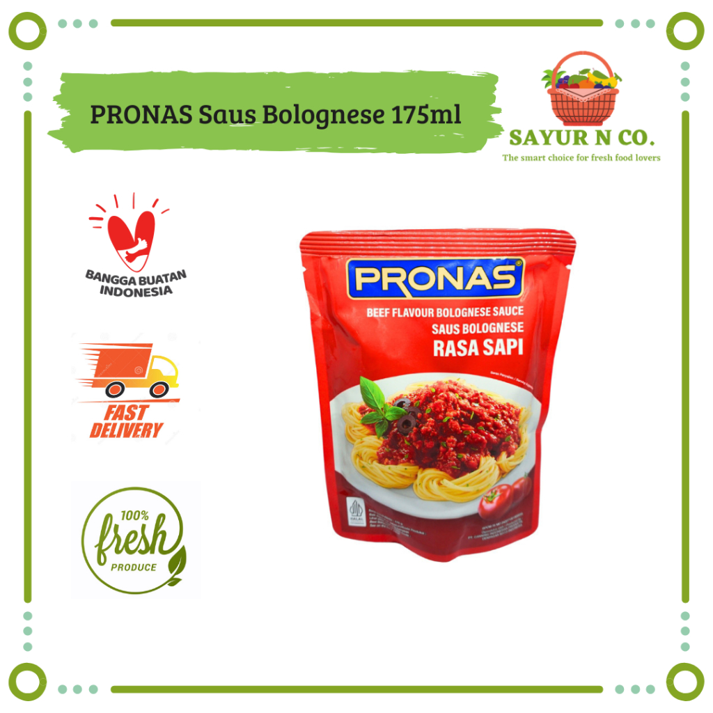 

PRONAS Bolognese Sauce 175gr | Sayur N Co Bekasi