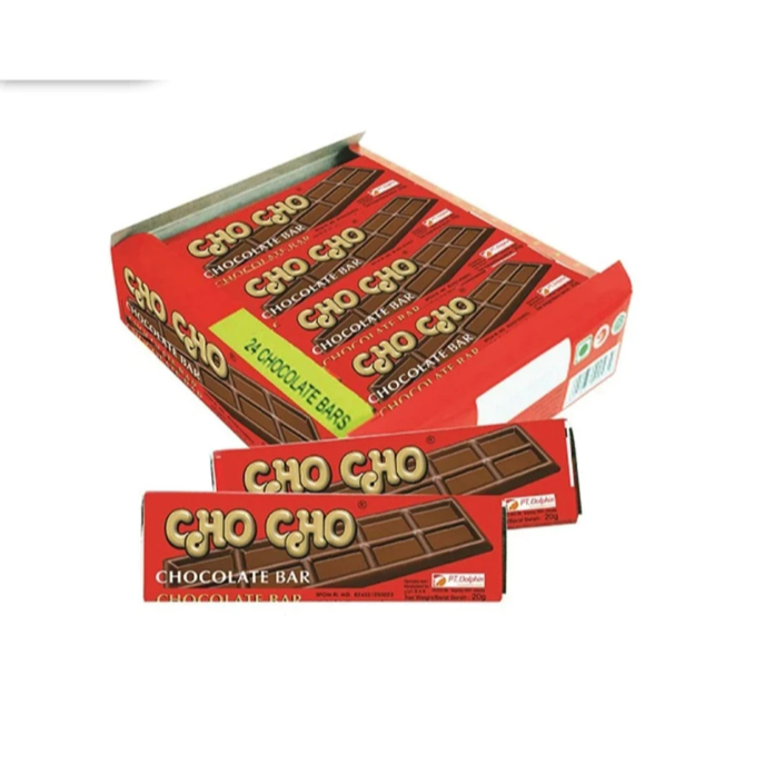 

CHO CHO MILK CHOCOLATE BATANG / COKELAT SUSU 1 BOX ISI 24 PCS