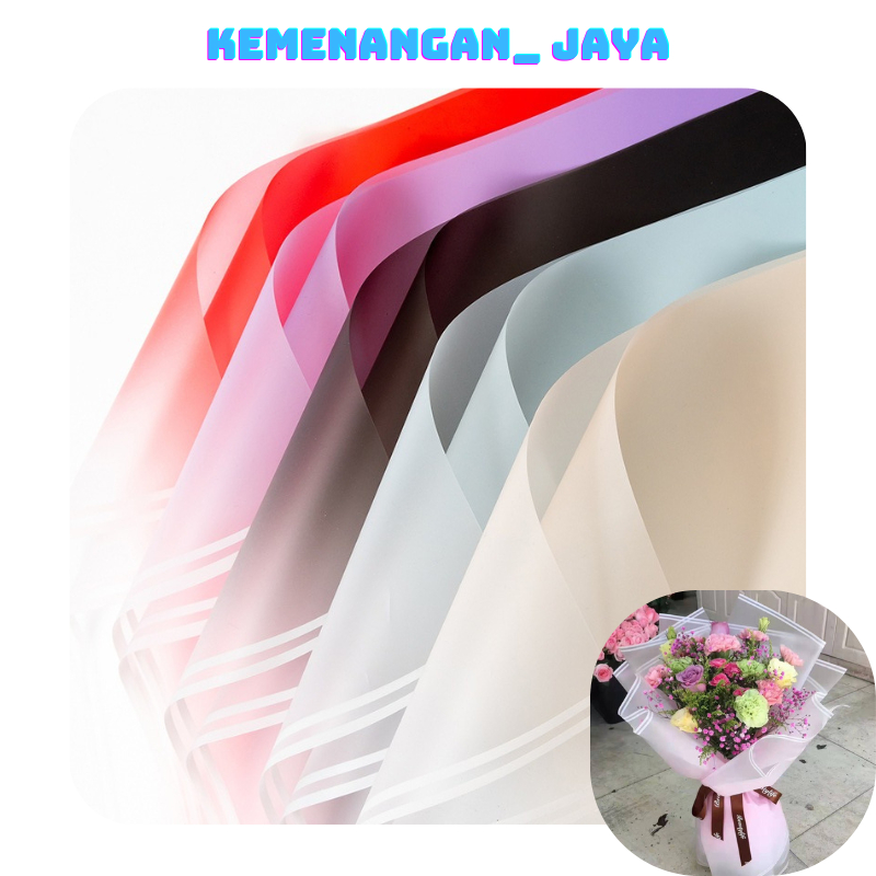 

Kertas buket gradient cellophane Flower Wrapping Paper Florist KB09