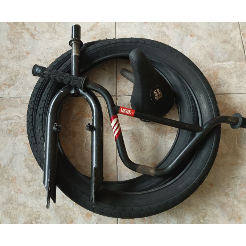 Part Bmx Bar Fork Tire Pivotal Saddle