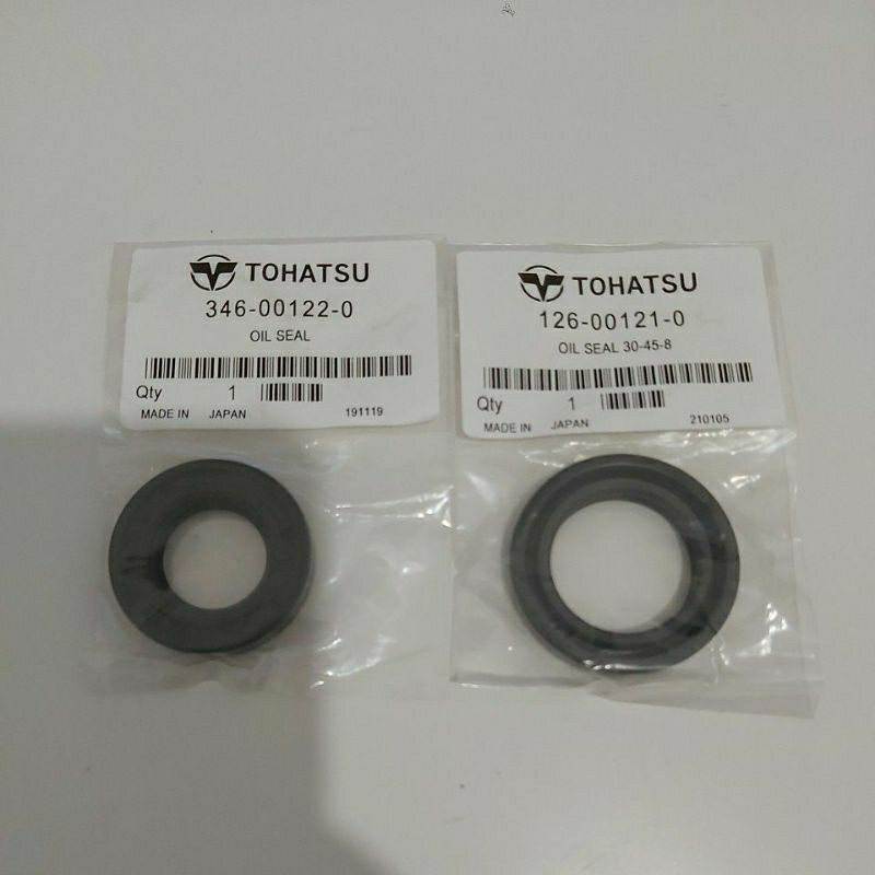 Oil seal as kruk atas dan bawah mesin Tohatsu 25pk. Asli