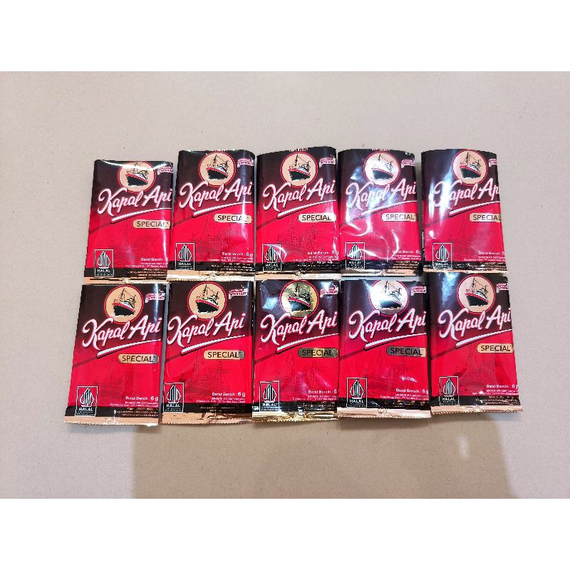 

Bungkus Kopi Kapal Api Kemasan 6gr Bekas