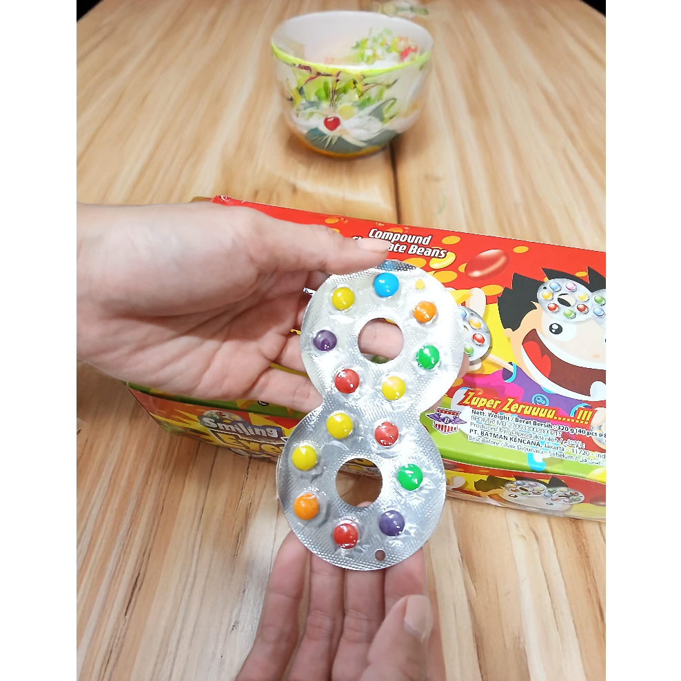 

(1BUNGKUS)Cokelat Aneka Warna model kacamata - coklat kacamata - coklat susu