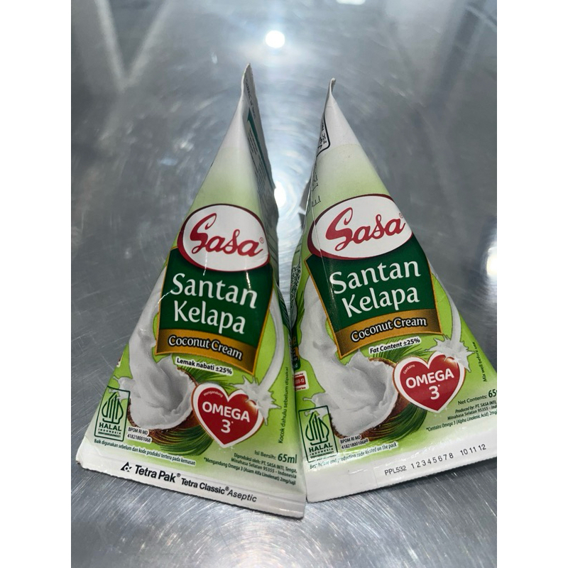 

Santan Kelapa Cair 65ml Praktis Autentik //Sasa Santan Kelapa 65ml per pcs