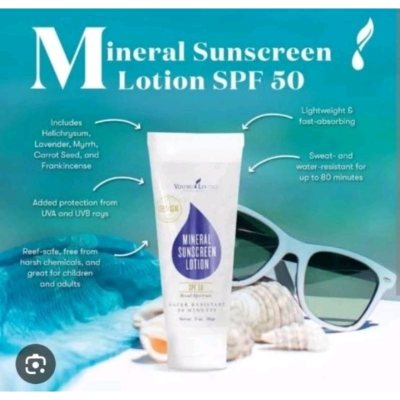 ⭐ mineral sunscreen young living ori