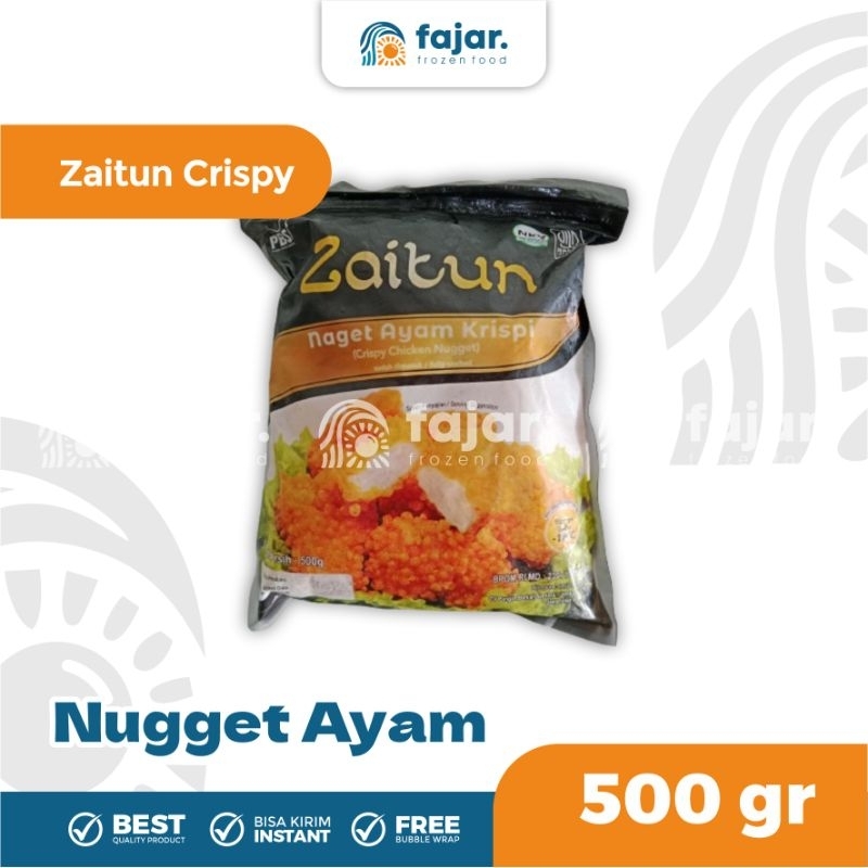 

[Best Seller] Zaitun Crispy Nugget Ayam 500g