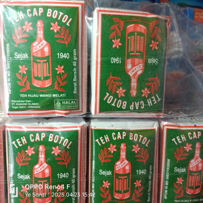 

Teh Cap Botol 40g