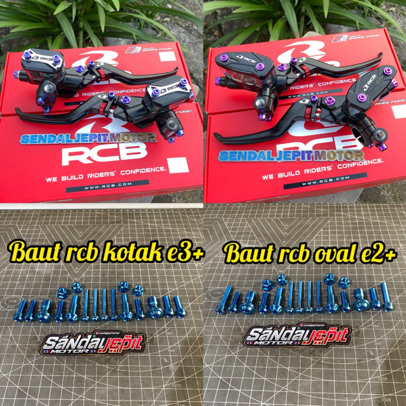 MASTER REM RCB E2+ E3+ 14MM SET BAUT TITANIUM MASTER REM RCB OVAL 14MM E2+ SET BAUT TITANIUM MASTER 