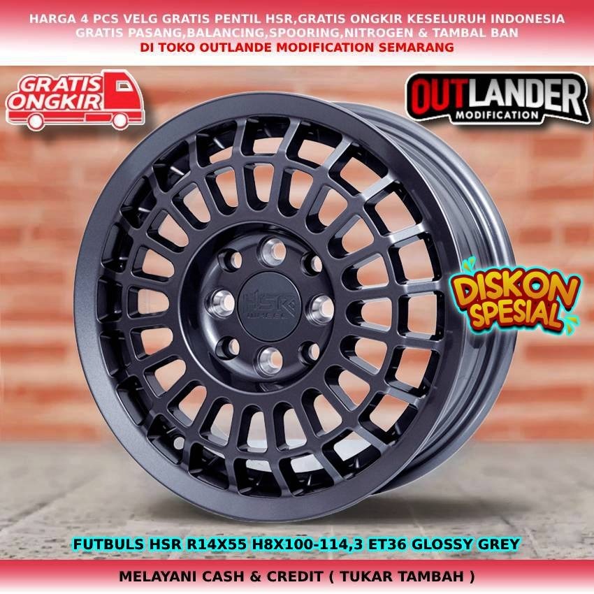 velg mobil racing r14, velg mobil kijang lgx avanxa xenia agya calya ayla swift sigra hsr futbul r14