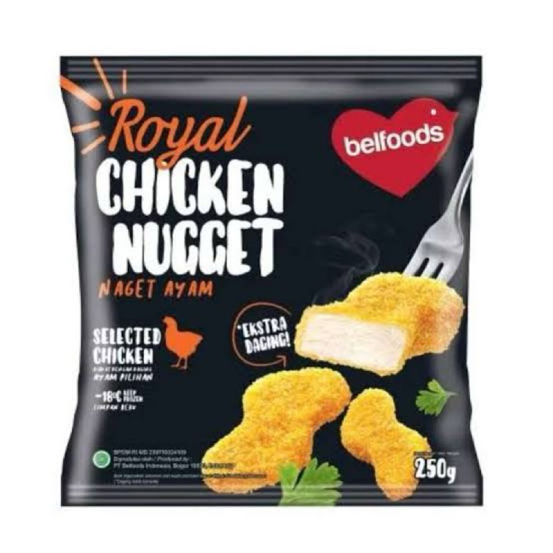 

Bellfoods Royal Chicken Nugget Halal - 250gram