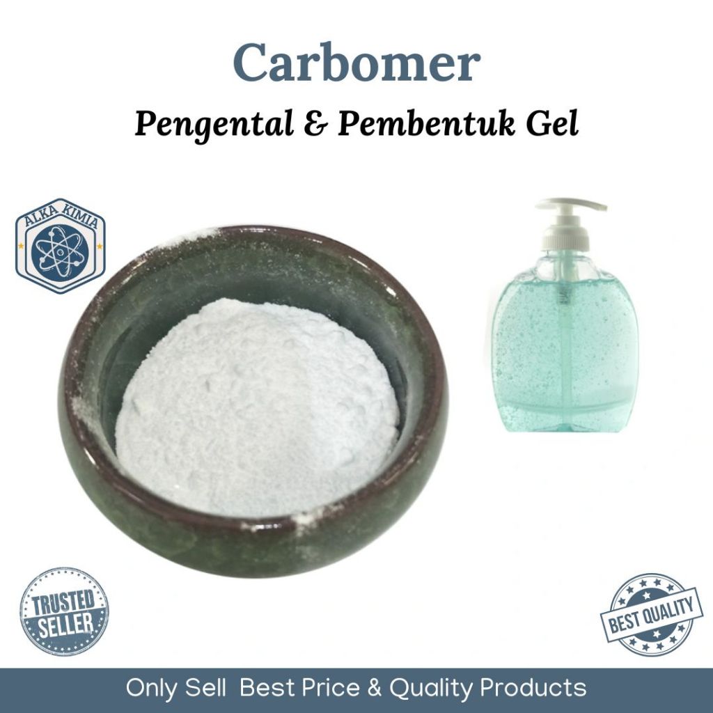 

1kg Carbomer / Pengental (Thickener) Carbomer / Penstabil (Stabilizer) Carbomer 1 Kilogram