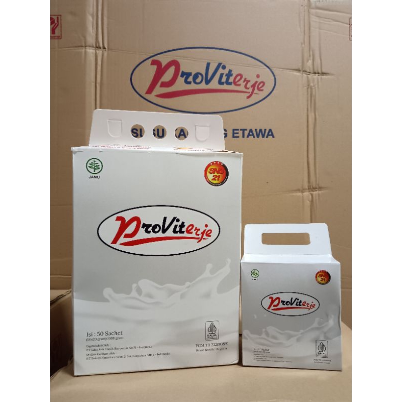 

[DIJAMIN ORIGINAL] Susu Kambing Etawa Provit ErJe, Kemasan Ekonomis 200 gram, 1 Box kecil isi 50 Sachet