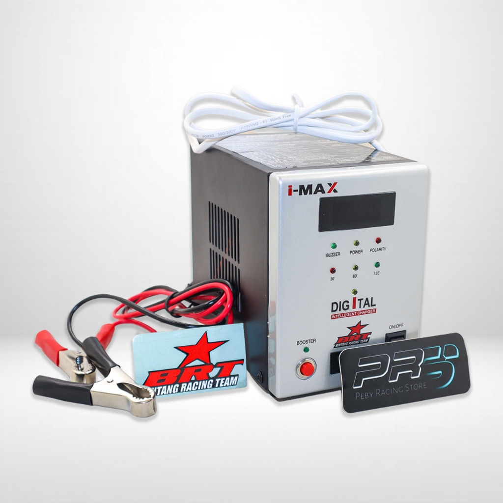 Charger AKI IMAX BRT Cocok Untuk Semua Jenis Aki Motor Dan Mobil 20Ah 40Ah