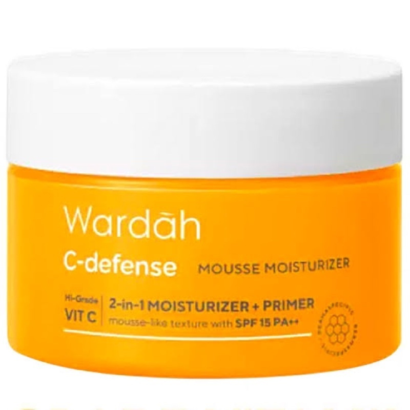 WARDAH C DEFENSE MOUSSE MOISTURIZER / Wardah Moisturizer