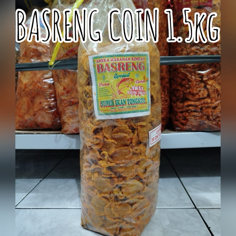 

Basreng Koin 1.5kg//Kemasan ball