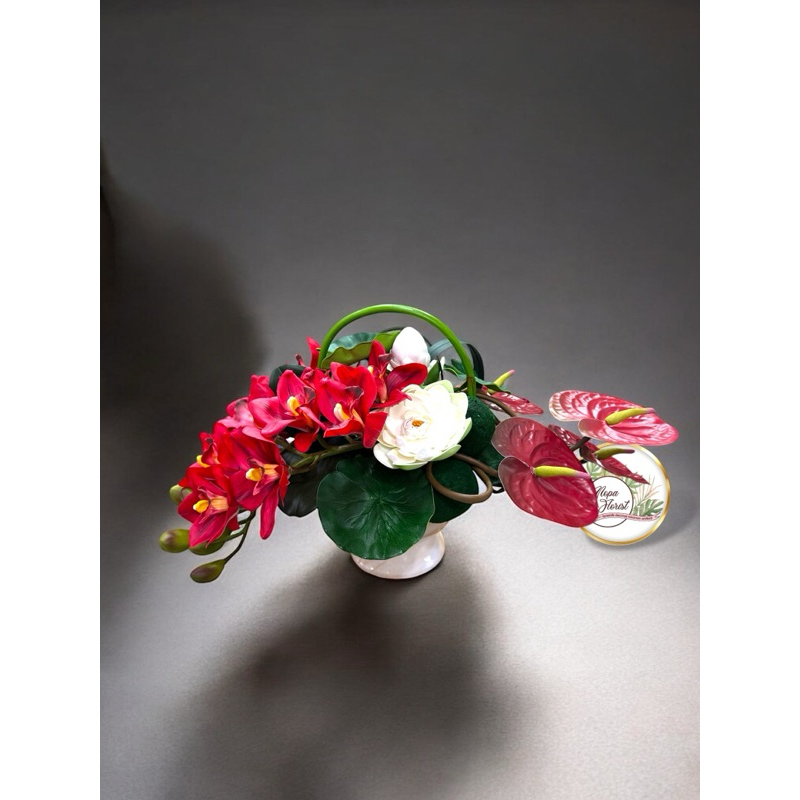 Rangkaian Bunga Artificial untuk Meja Tamu atau Konsul