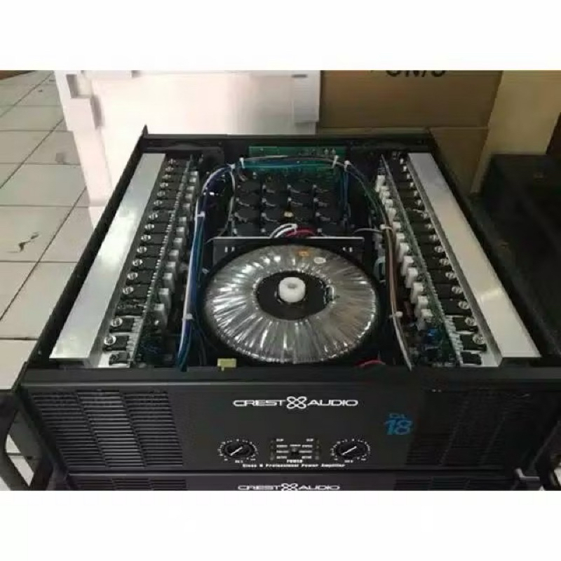 Power Amplifier Crest Audio CA18 CA 18 Body Panjang