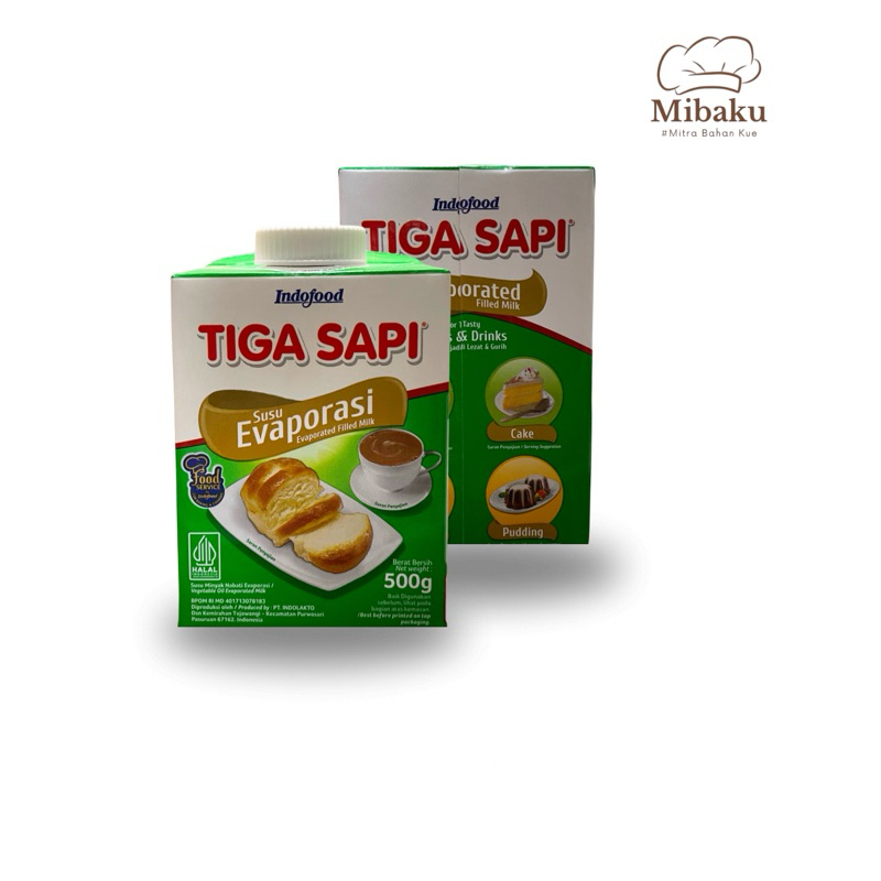 

Susu Evaporasi Tiga Sapi 500g