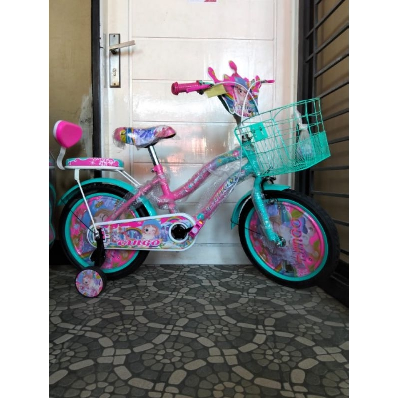 SEPEDA 16 / SEPEDA CEWEK /SEPEDA 16 INCH ANAK PEREMPUAN / SEPEDA CEWEK KERANJANG / CTB 16 / SEPEDA 1