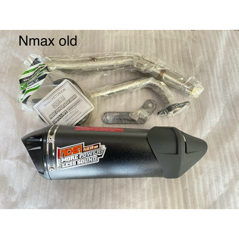 Knalpot Racing knalpot Nmax/nmax old Nob1 dual sound(bisa mode std dan mode racing) less sound super